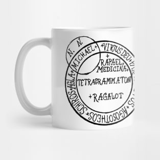 Dark and Gritty Grimorium Verum TO SEE A DREAM VISION sigil symbol Mug